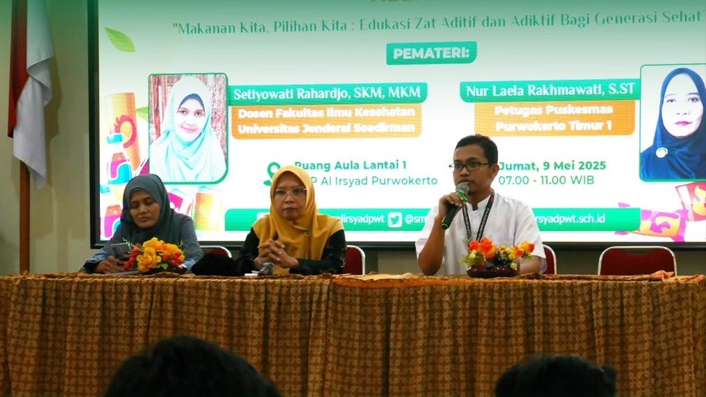 Makanan Kita, Pilihan Kita: SMP Al Irsyad Al Islamiyyah Purwokerto Edukasi Siswa Tentang Zat Aditif dan Adiktif